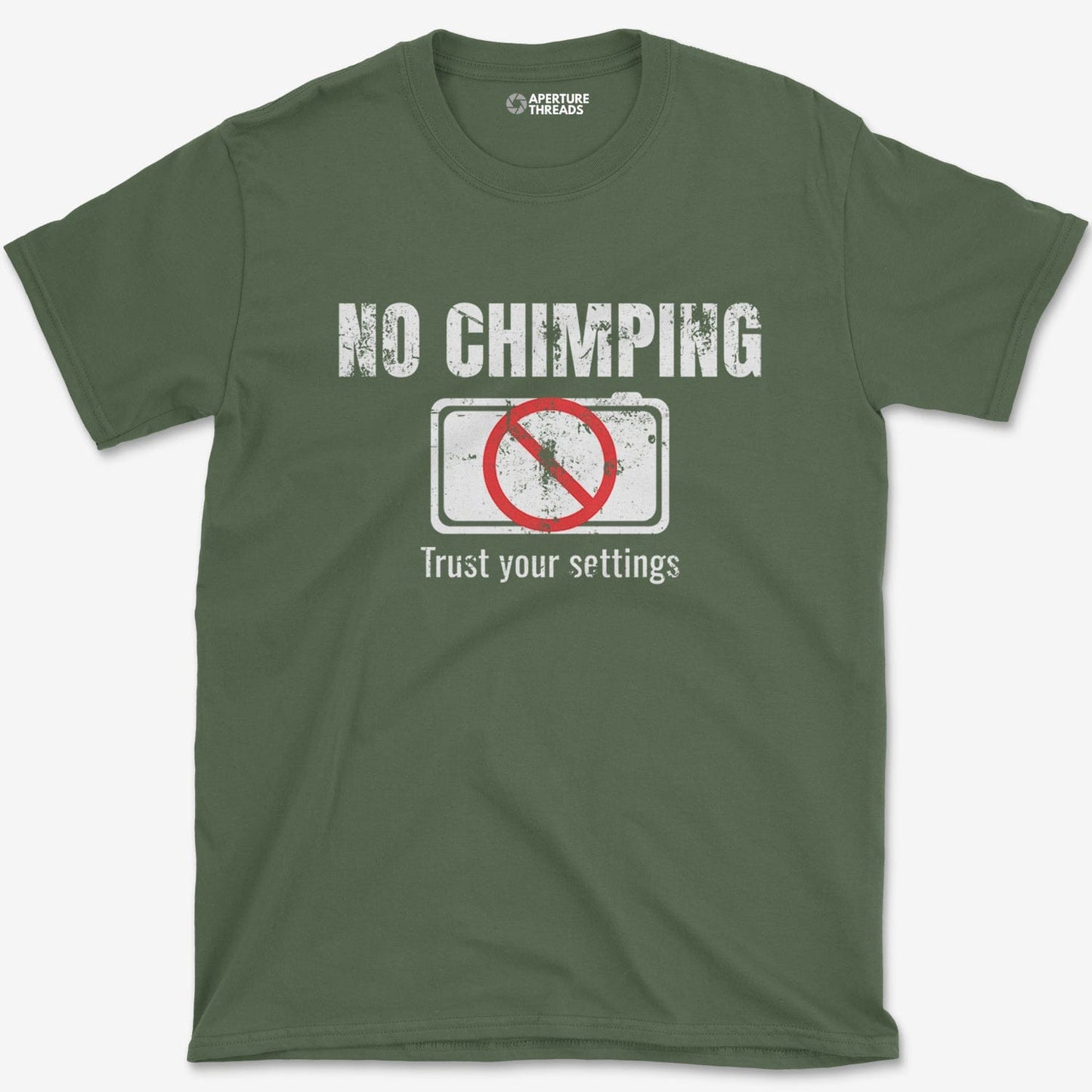 T-Shirt Military Green / S No Chimping T-Shirt