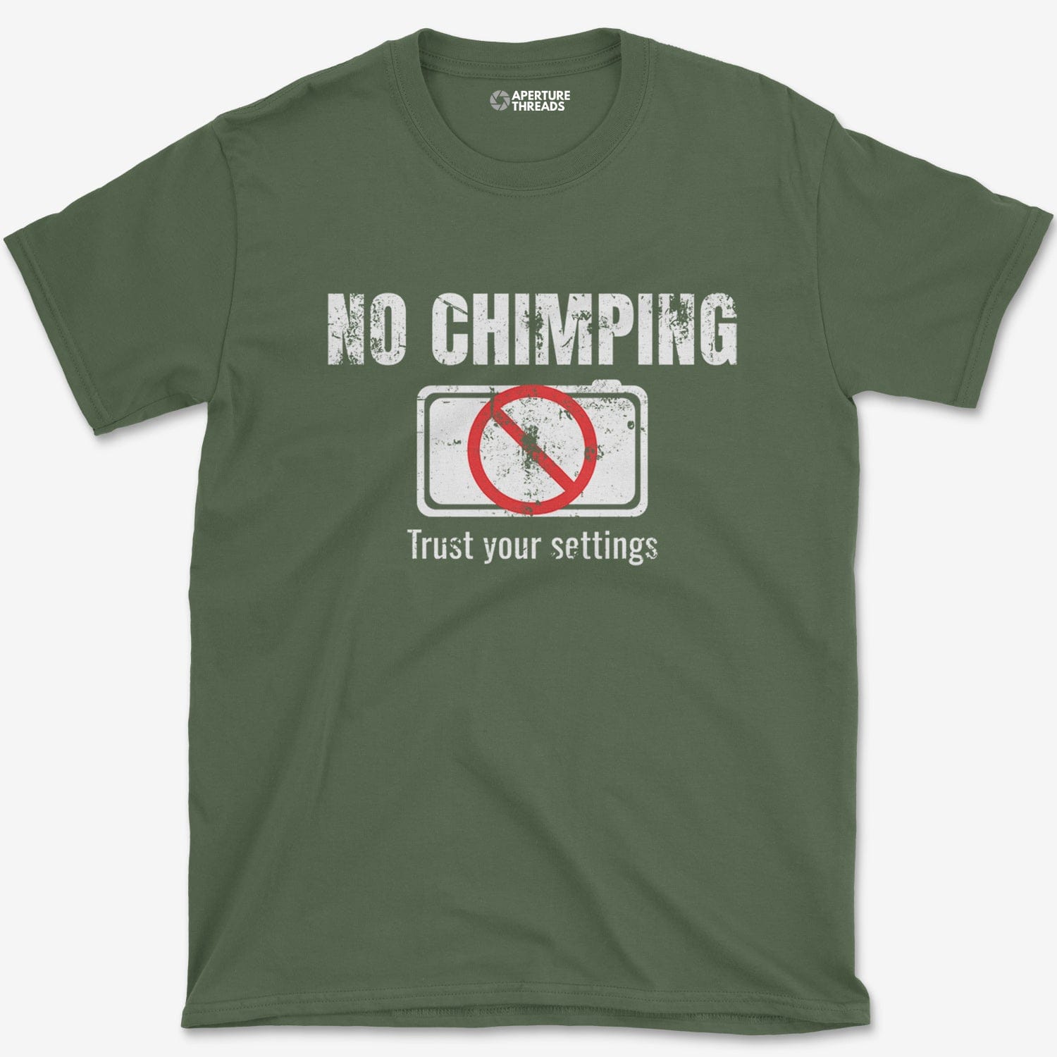 T-Shirt Military Green / S No Chimping T-Shirt