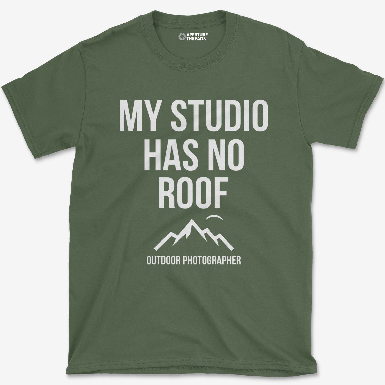 T-Shirt Military Green / S No Roof Studio T-Shirt