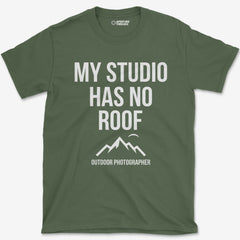 T-Shirt Military Green / S No Roof Studio T-Shirt