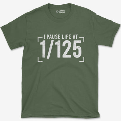 T-Shirt Military Green / S Pause Life T-Shirt