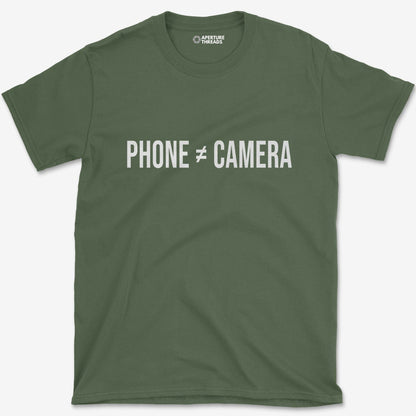 T-Shirt Military Green / S Phone ≠ Camera T-Shirt