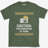 T-Shirt Military Green / S Photographer at Work T-Shirt
