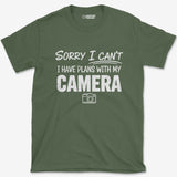 T-Shirt Military Green / S Plans With Camera T-Shirt