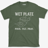 T-Shirt Military Green / S Pour. Tilt. Pray. T-Shirt