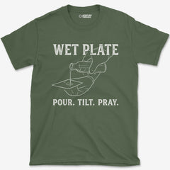 T-Shirt Military Green / S Pour. Tilt. Pray. T-Shirt
