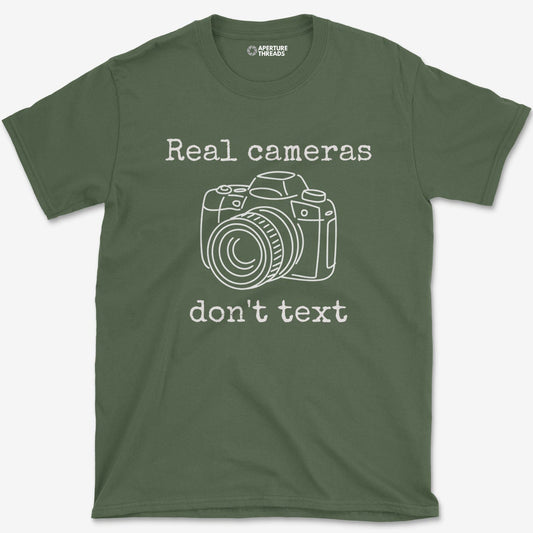 T-Shirt Military Green / S Real Cameras T-Shirt