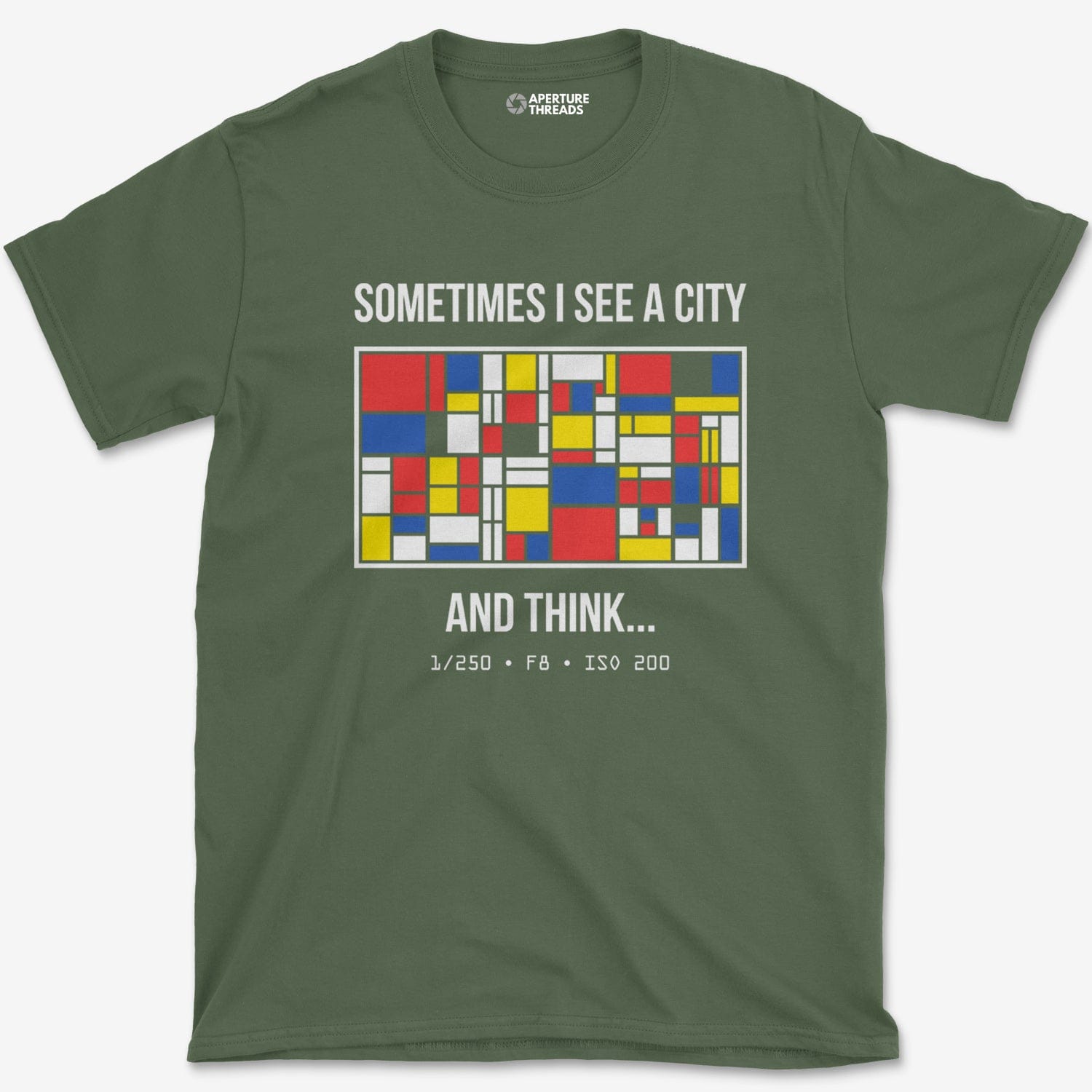 T-Shirt Military Green / S See A City T-Shirt