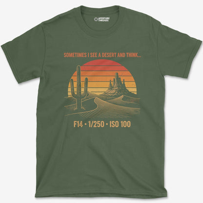T-Shirt Military Green / S See A Desert T-Shirt