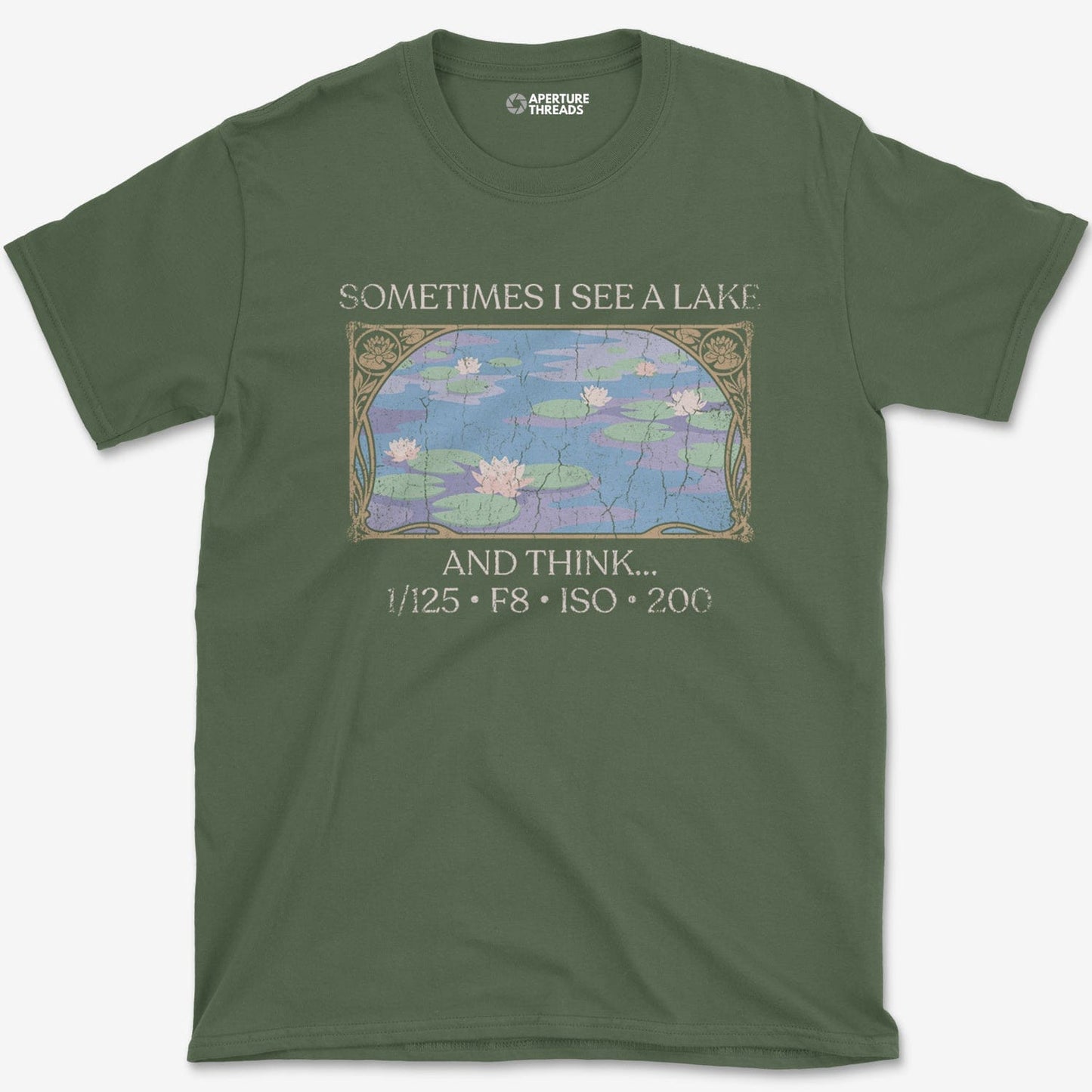 T-Shirt Military Green / S See A Lake T-Shirt