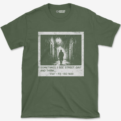 T-Shirt Military Green / S See Grit T-Shirt