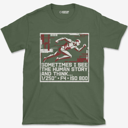 T-Shirt Military Green / S See Human Story T-Shirt