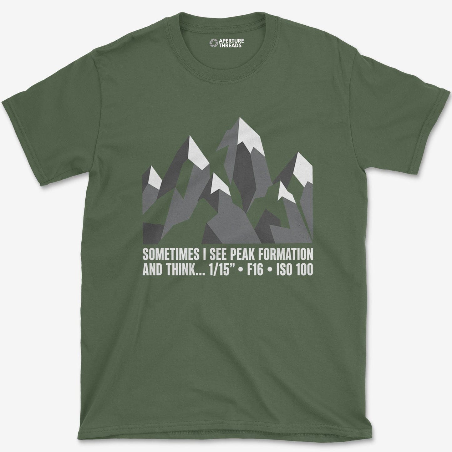 T-Shirt Military Green / S See Peaks T-Shirt