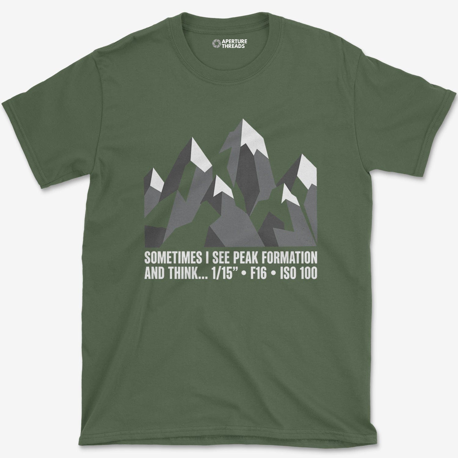 T-Shirt Military Green / S See Peaks T-Shirt