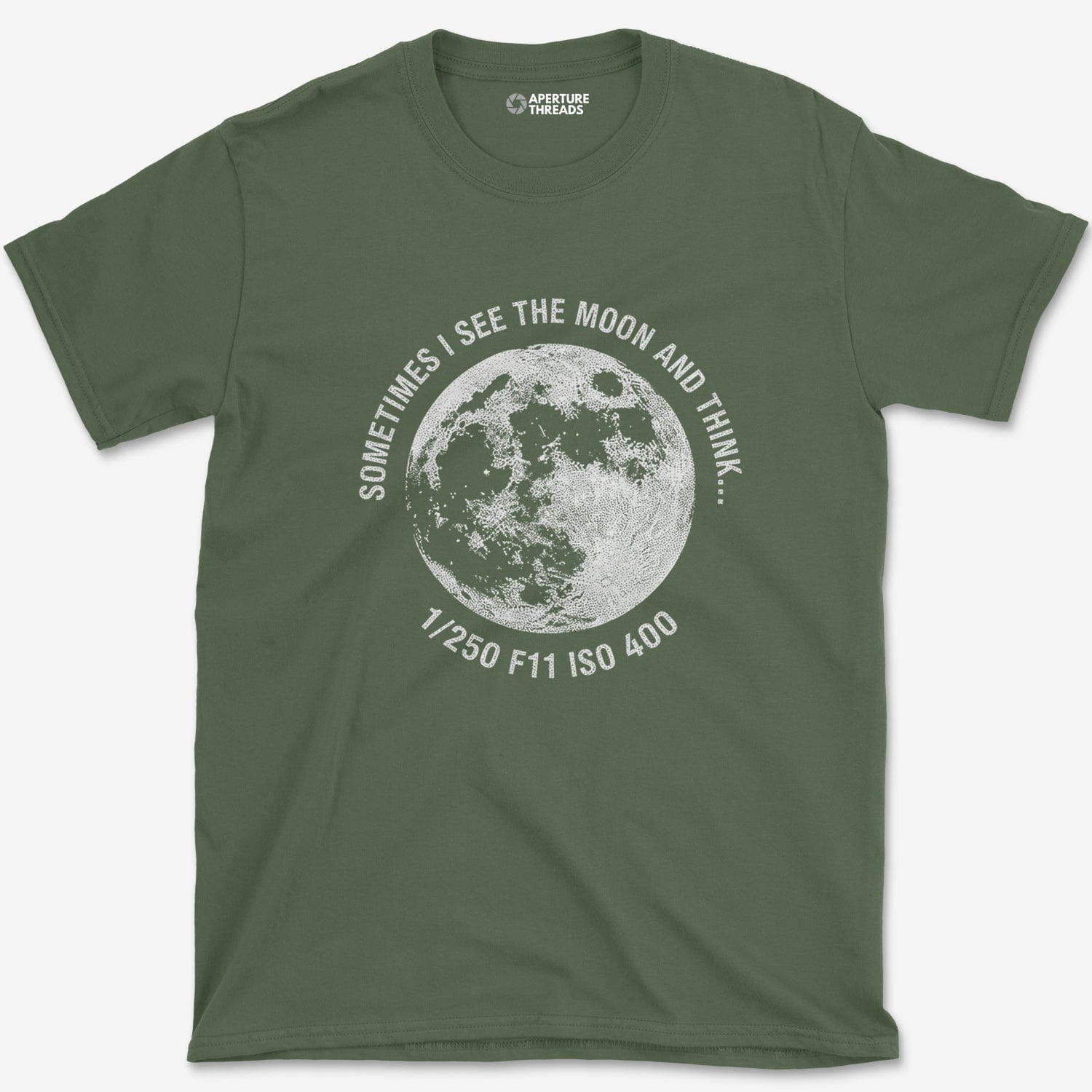 T-Shirt Military Green / S See the Moon T-Shirt