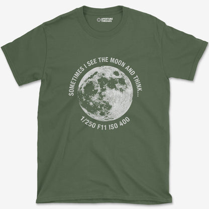 T-Shirt Military Green / S See the Moon T-Shirt