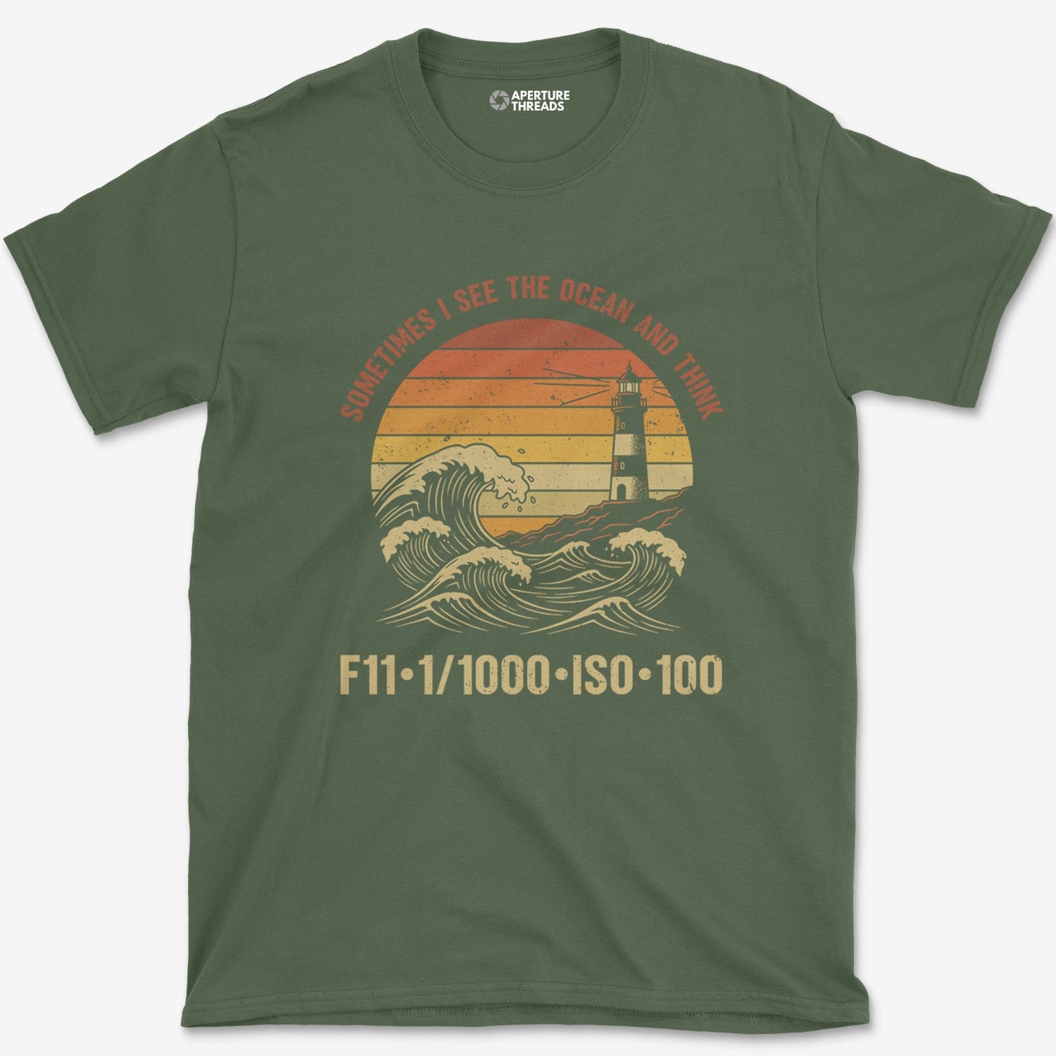 T-Shirt Military Green / S See The Ocean T-Shirt