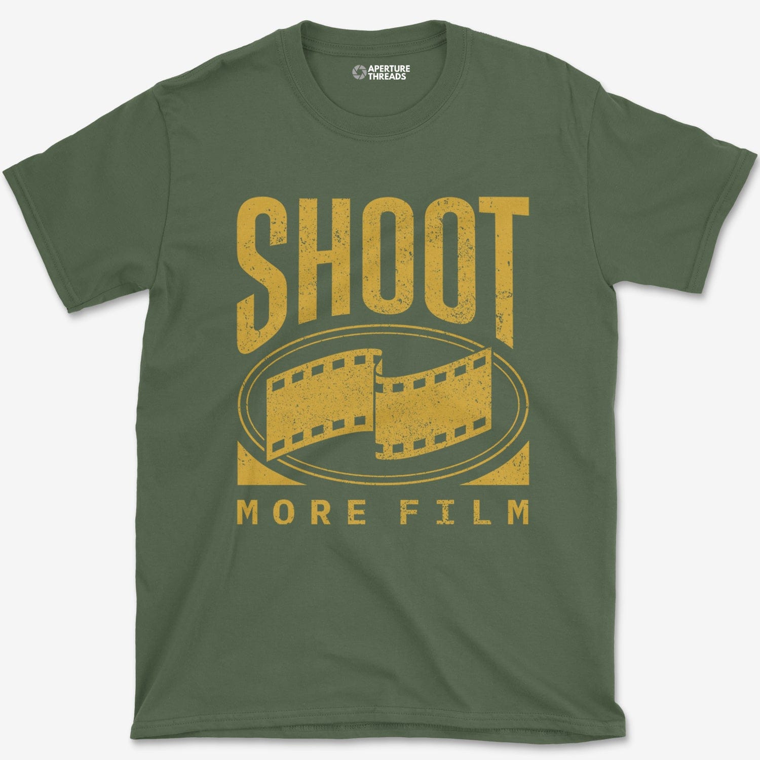 T-Shirt Military Green / S Shoot More Film T-Shirt