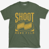 T-Shirt Military Green / S Shoot More Film T-Shirt