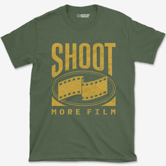 T-Shirt Military Green / S Shoot More Film T-Shirt