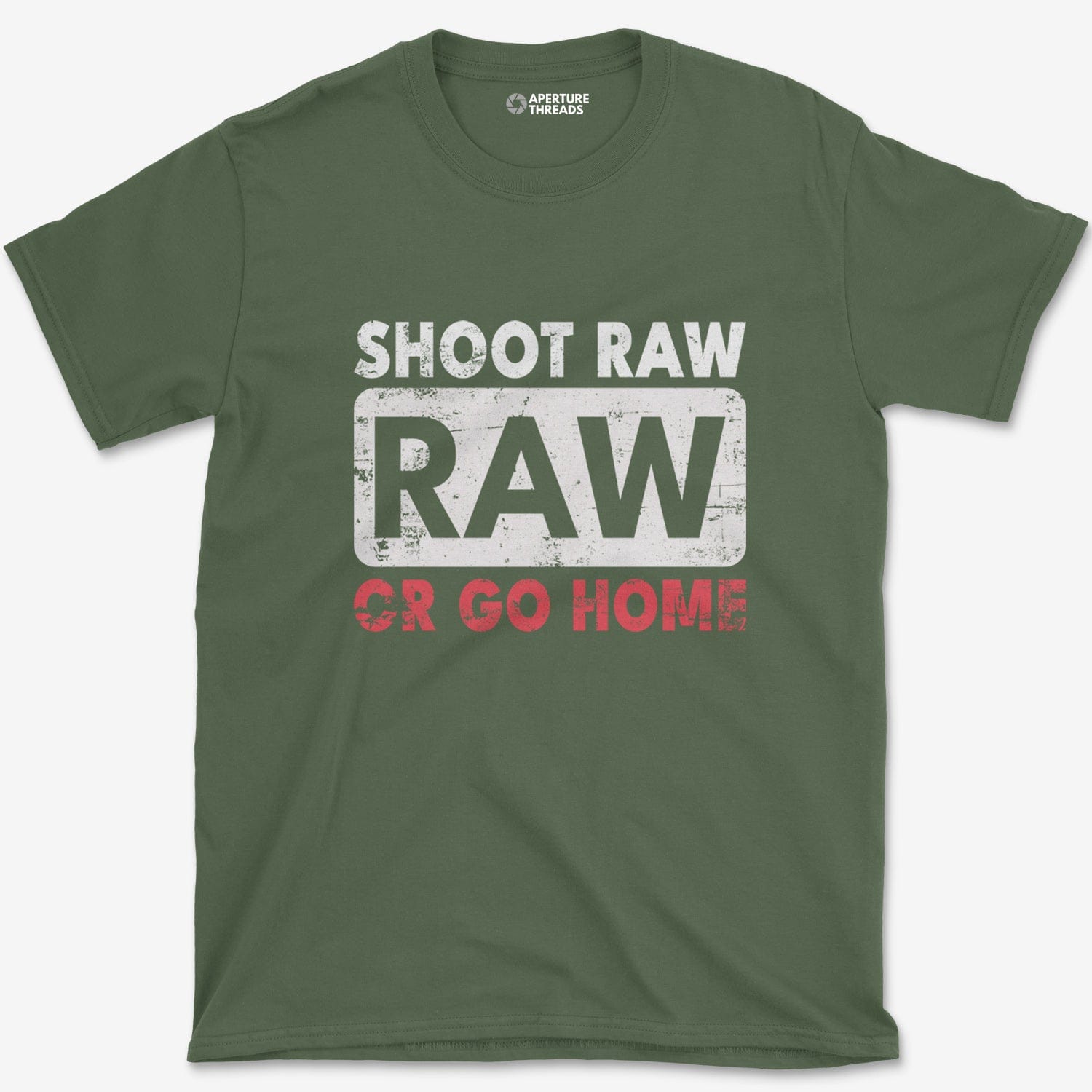 T-Shirt Military Green / S Shoot RAW T-Shirt