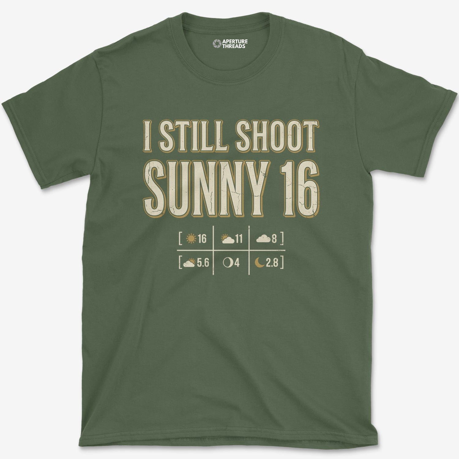 T-Shirt Military Green / S Shoot Sunny 16 T-Shirt