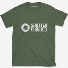 T-Shirt Military Green / S Shuttter Priority T-Shirt