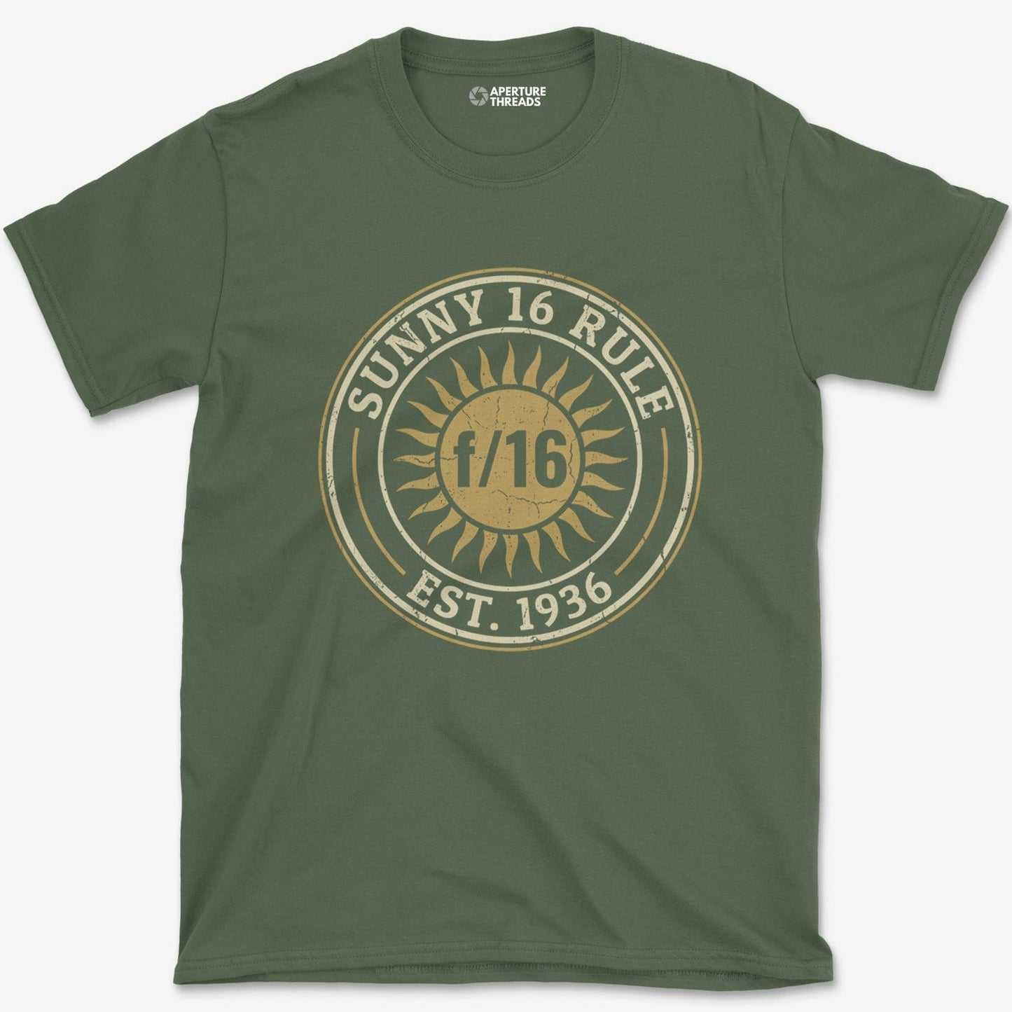 T-Shirt Military Green / S Sunny 16 Badge T-Shirt