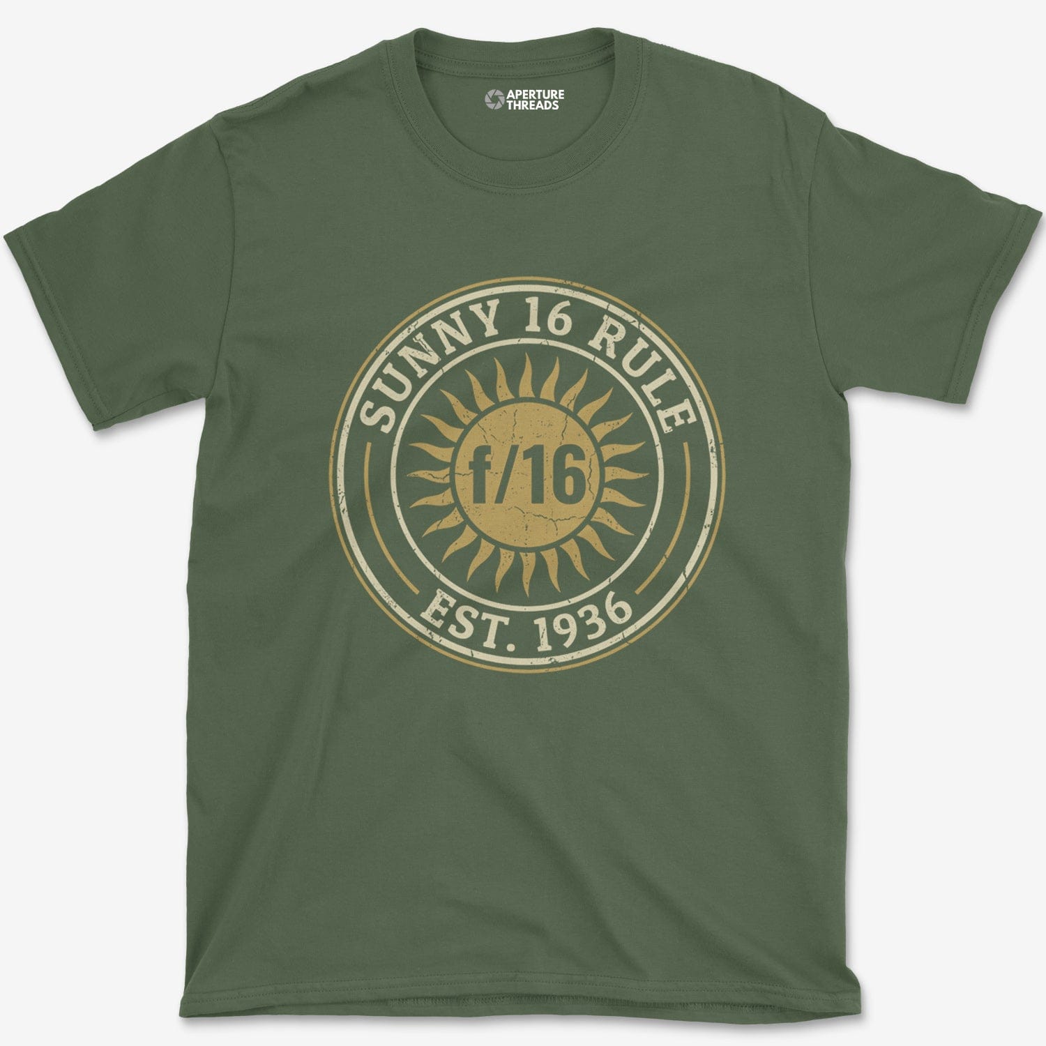 T-Shirt Military Green / S Sunny 16 Badge T-Shirt