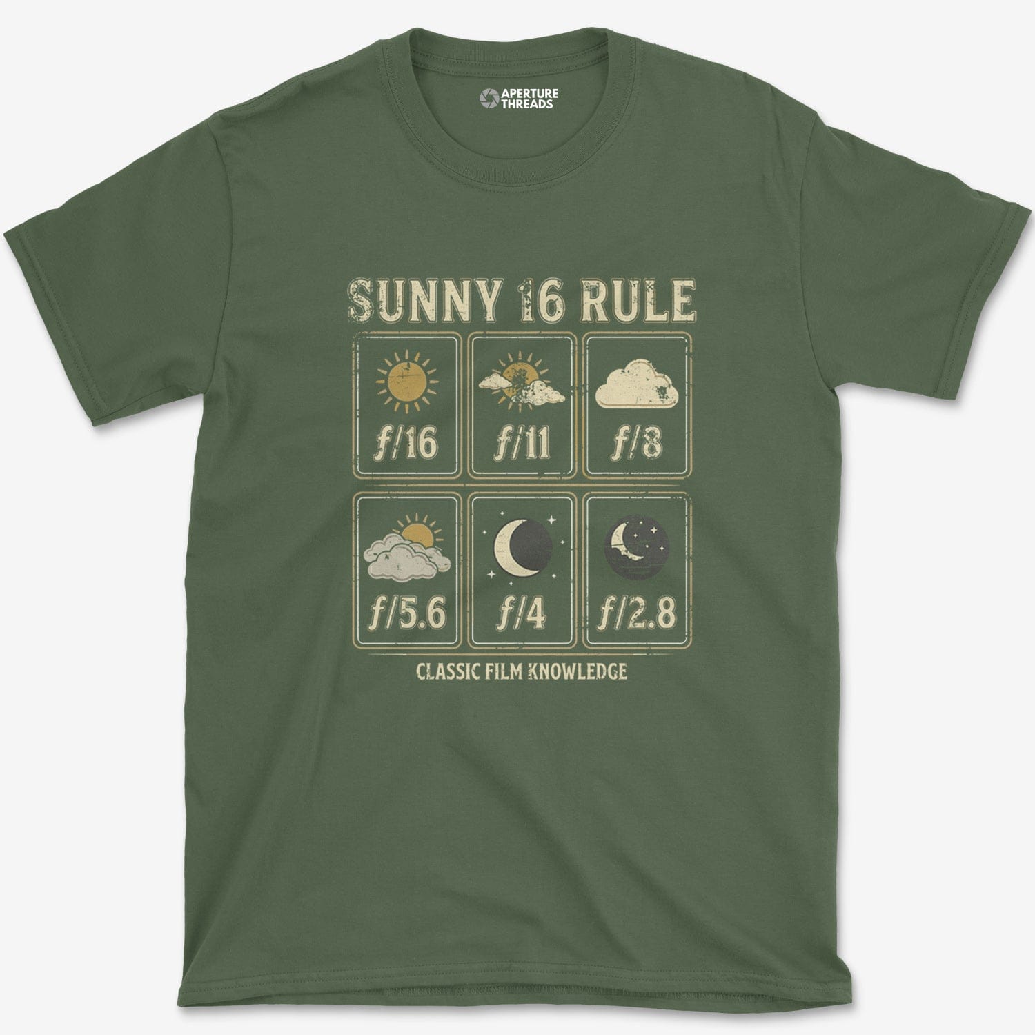 T-Shirt Military Green / S Sunny 16 Rule T-Shirt
