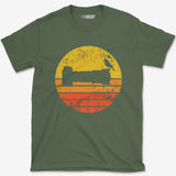 T-Shirt Military Green / S Sunset Bird Camera T-Shirt