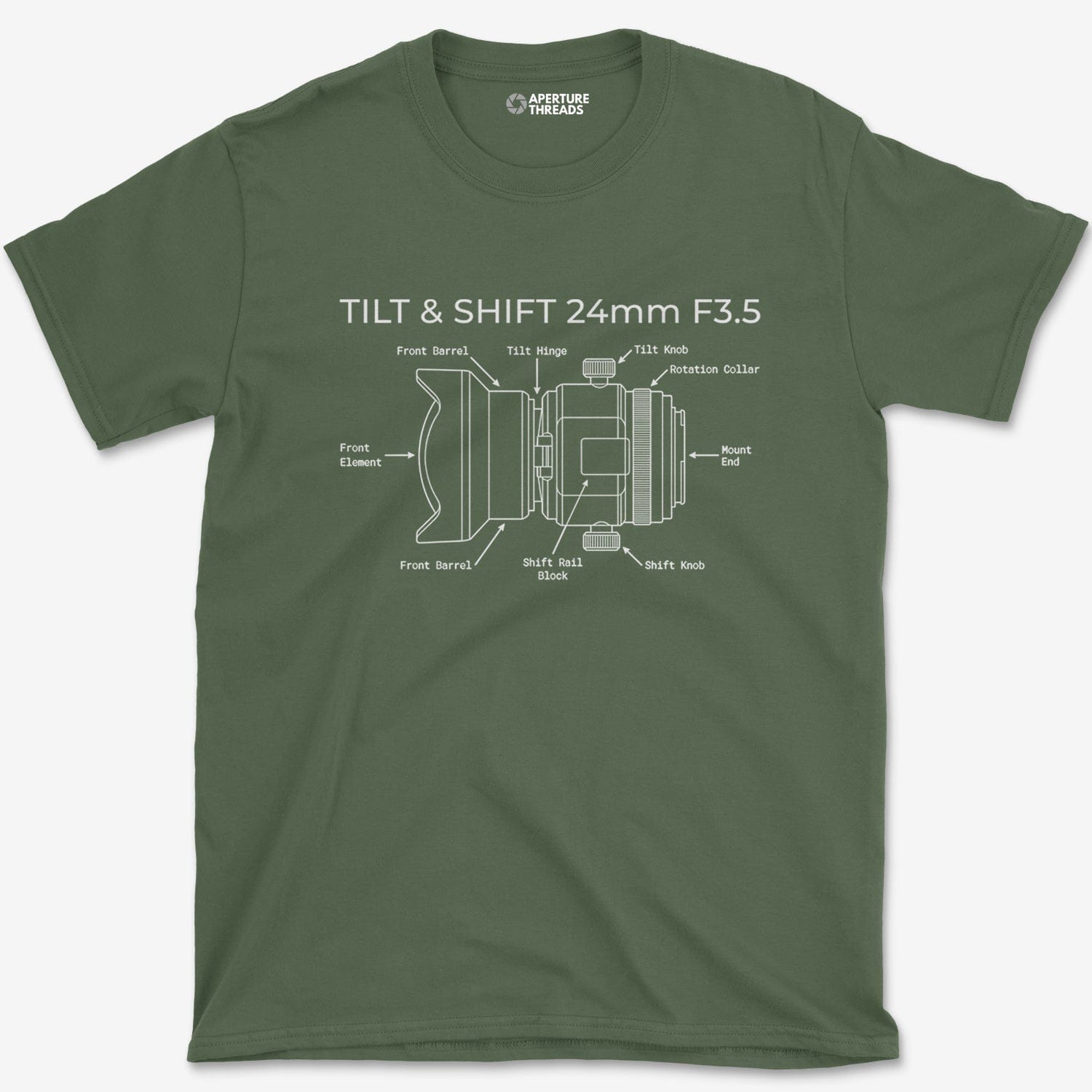 T-Shirt Military Green / S Tilt-Shift 24 BP T-Shirt
