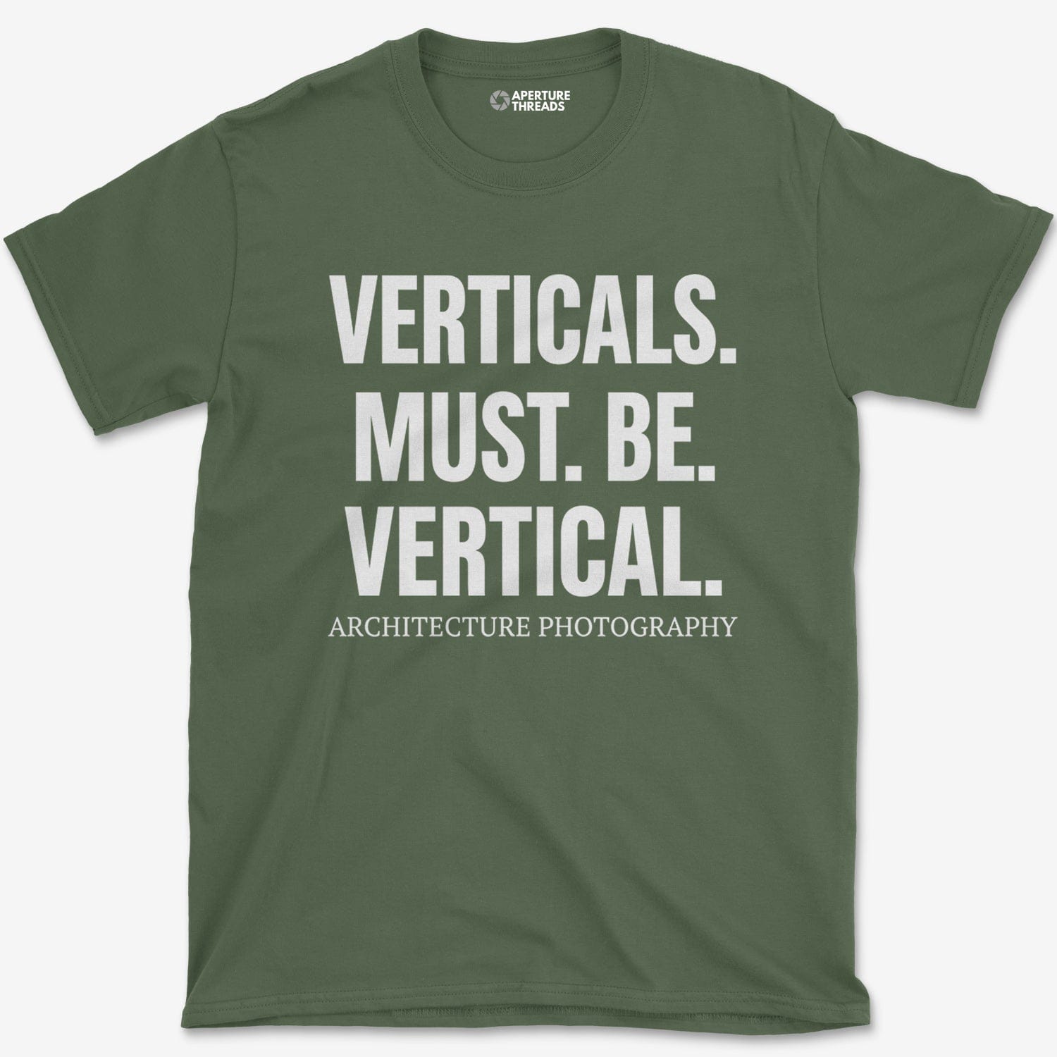 T-Shirt Military Green / S Verticals T-Shirt