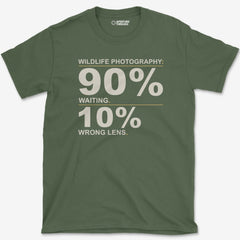 T-Shirt Military Green / S Wildlife Photography T-Shirt