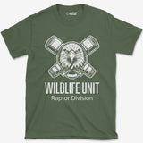 T-Shirt Military Green / S Wildlife Unit Raptor T-Shirt