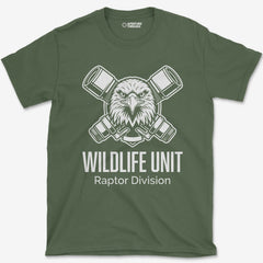 T-Shirt Military Green / S Wildlife Unit Raptor T-Shirt