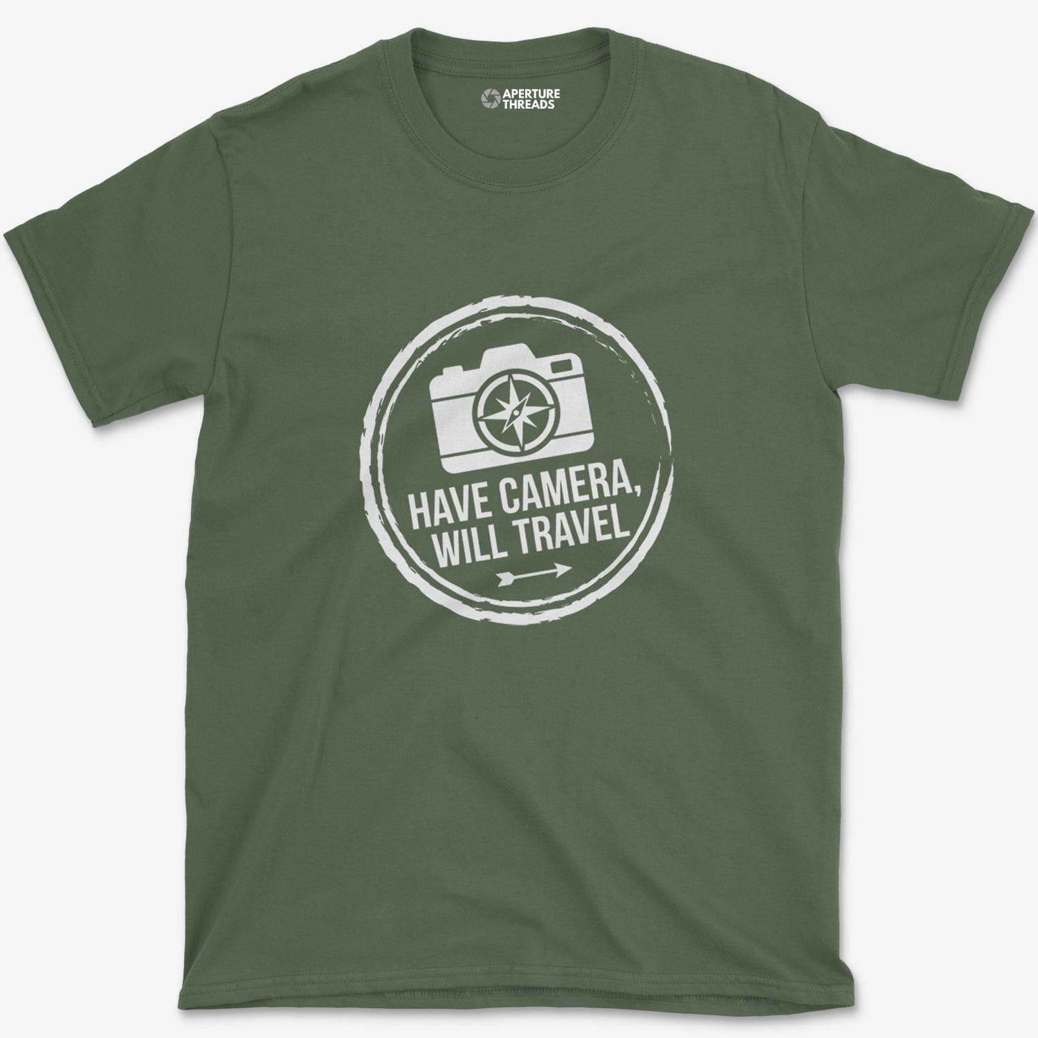 T-Shirt Military Green / S Will Travel T-Shirt