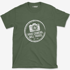 T-Shirt Military Green / S Will Travel T-Shirt