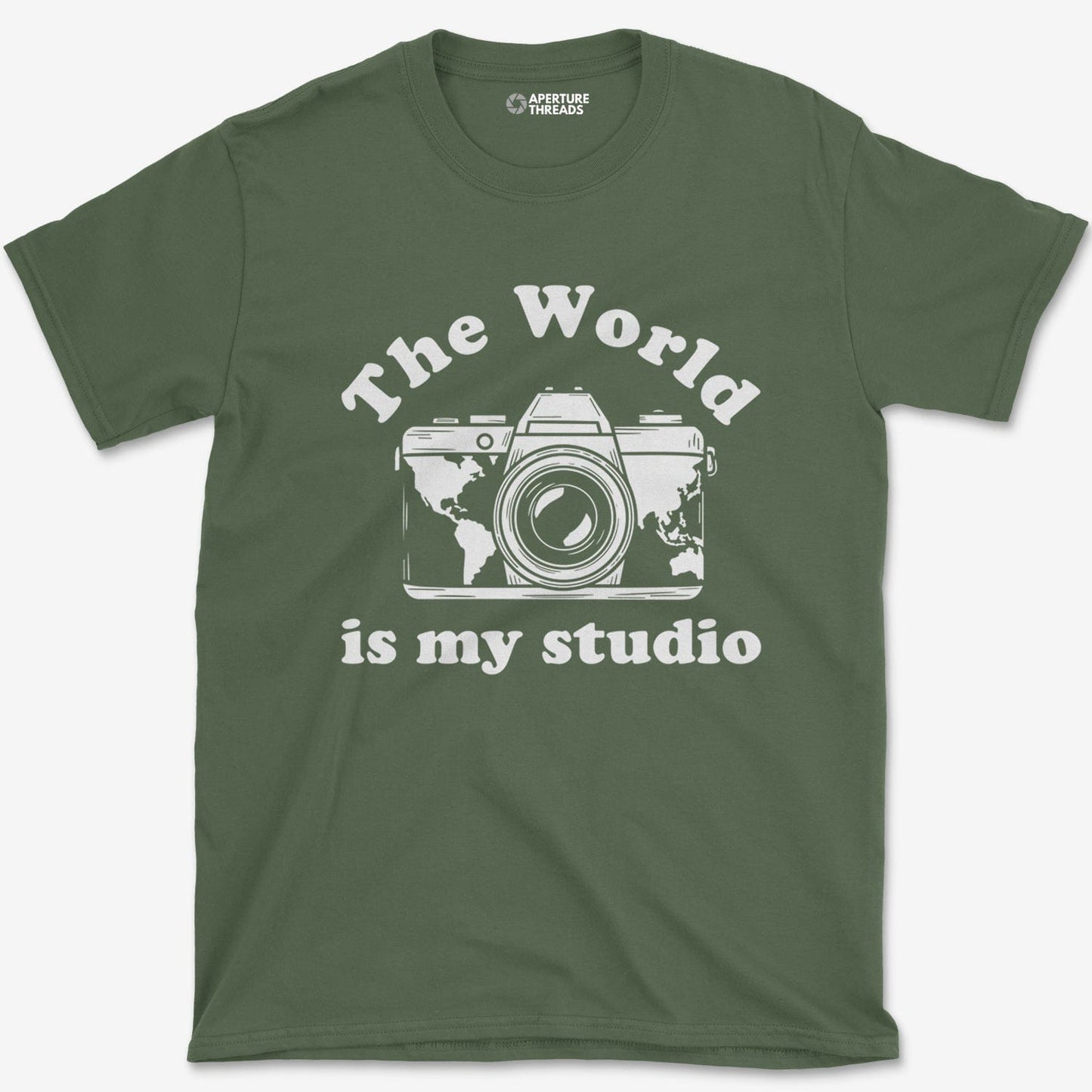 T-Shirt Military Green / S World Studio T-Shirt