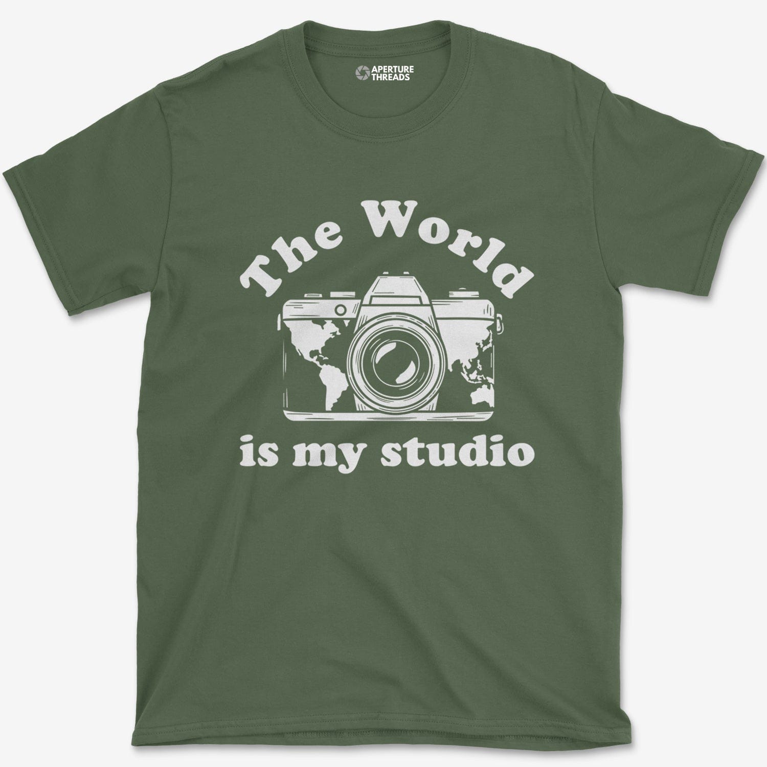 T-Shirt Military Green / S World Studio T-Shirt
