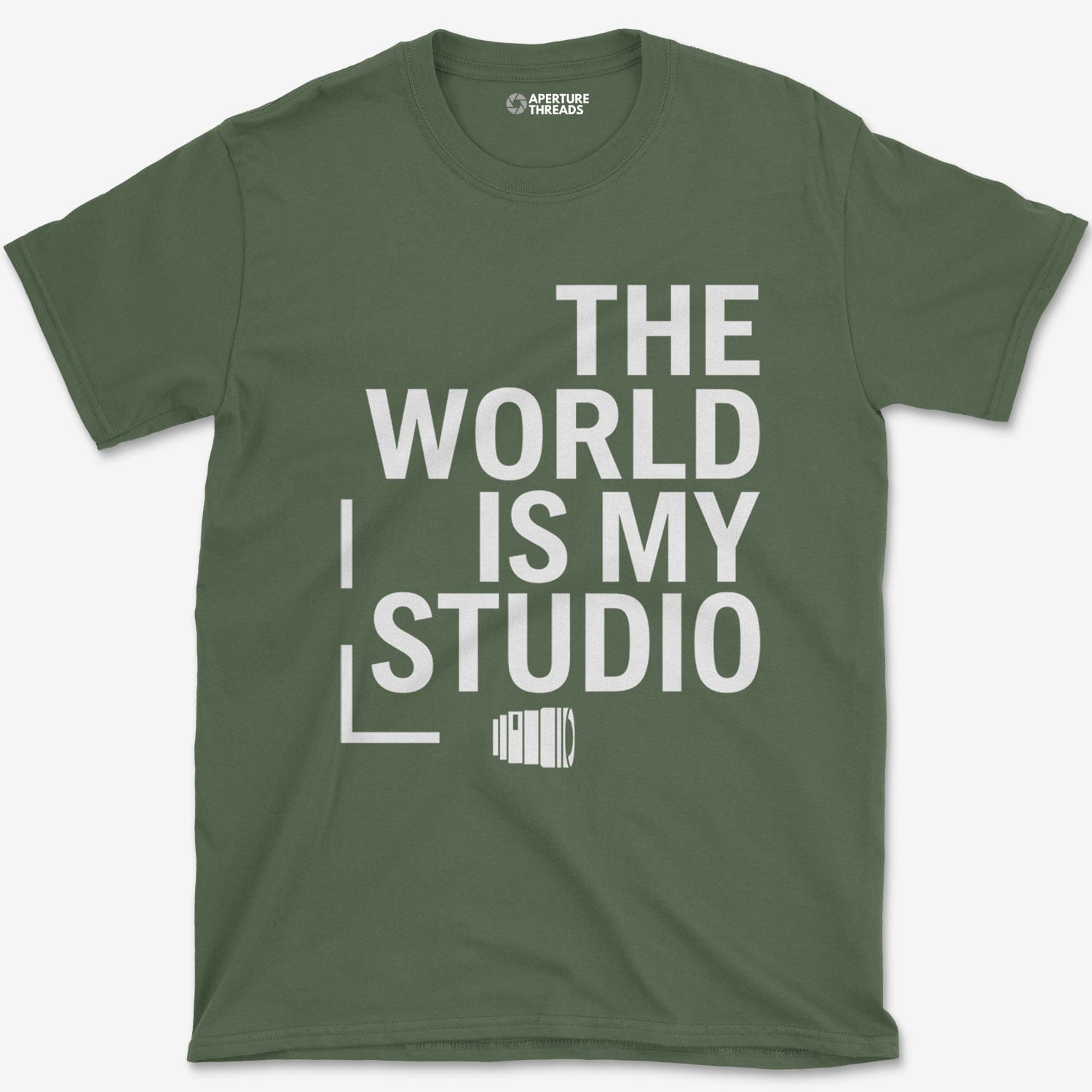T-Shirt Military Green / S World Studio T-Shirt