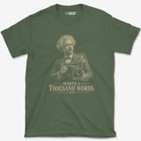 T-Shirt Military Green / S Worth a 1000 Words T-Shirt