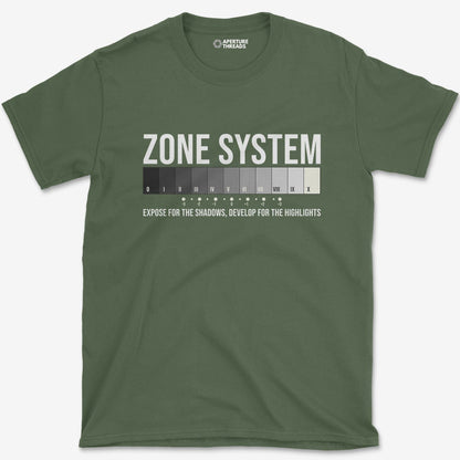 T-Shirt Military Green / S Zone System T-Shirt