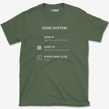 T-Shirt Military Green / S Zones III VII Vibes T-Shirt