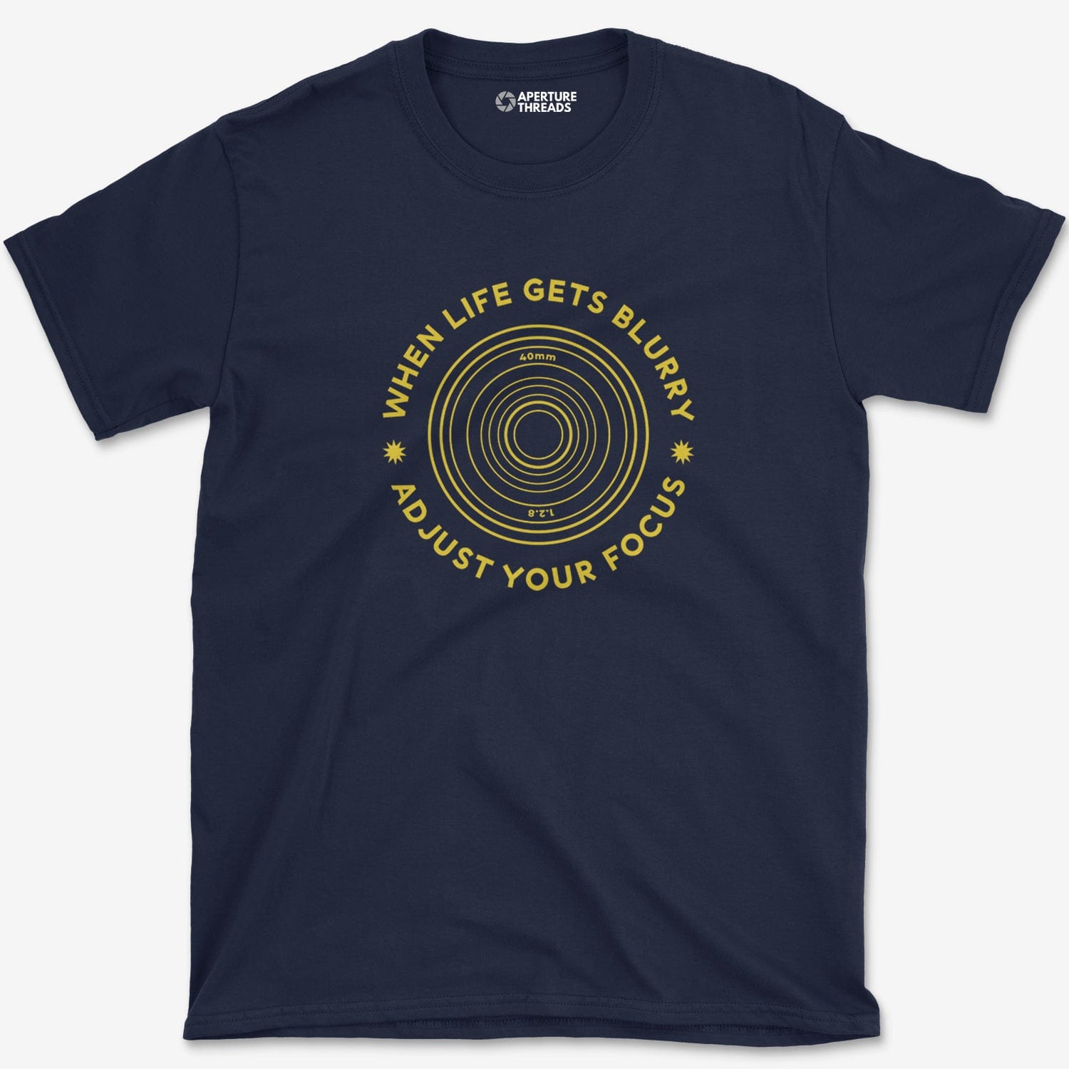 T-Shirt Navy / S Adjuest Focus T-Shirt