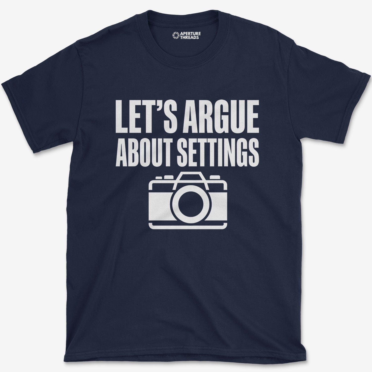 T-Shirt Navy / S Argue About Settings T-Shirt