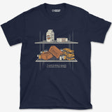 T-Shirt Navy / S Bricks Fridge Gfx T-Shirt