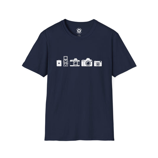 T-Shirt Navy / S Camera Evolution T-Shirt