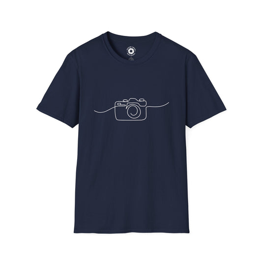 T-Shirt Navy / S Camera Line T-Shirt
