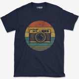 T-Shirt Navy / S Camera Sunset T-Shirt